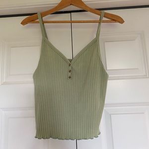green small AE tank top
